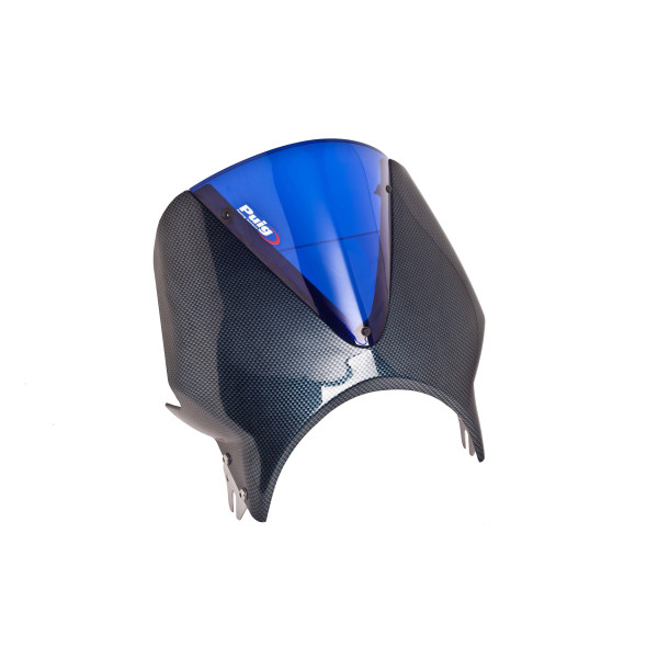 Puig Puig vision screen | carbon look fairing/blue screen | triumph thruxton 1200 2016>2019